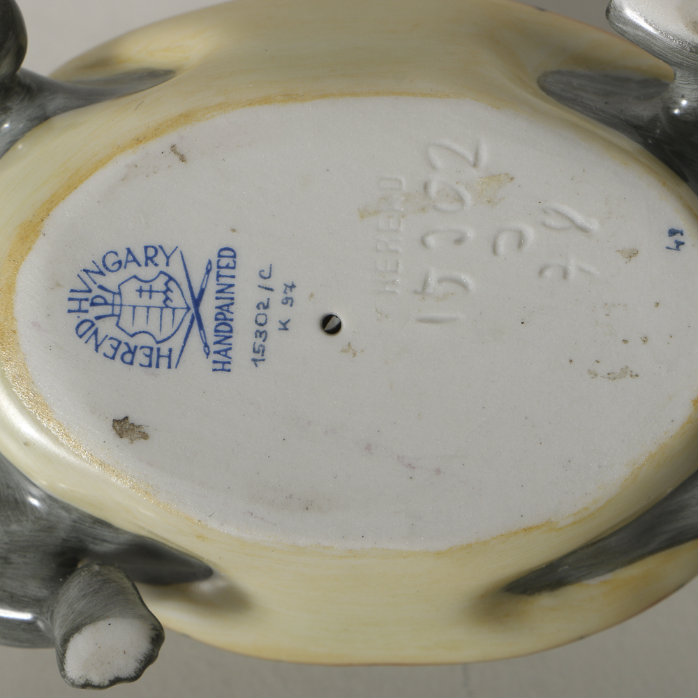 Herend Porcelain Figurine Of A Turtle