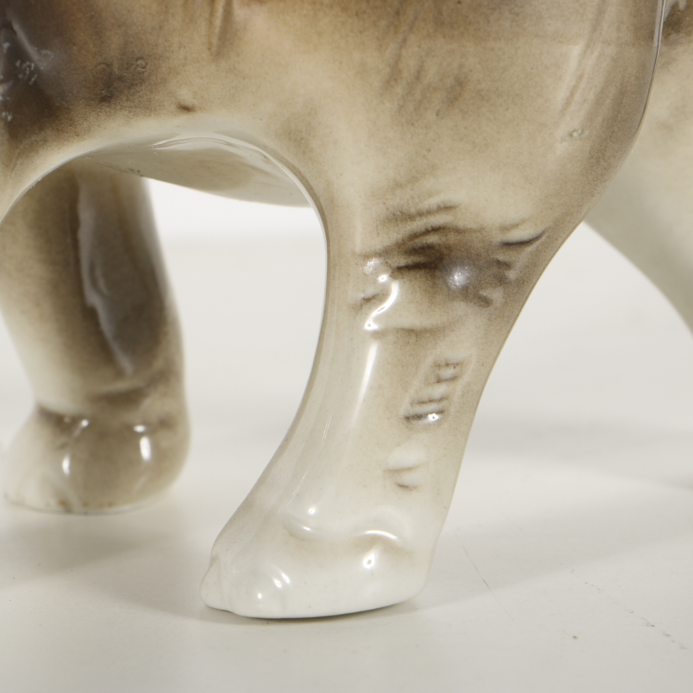 Pair of Royal Dux Elephants