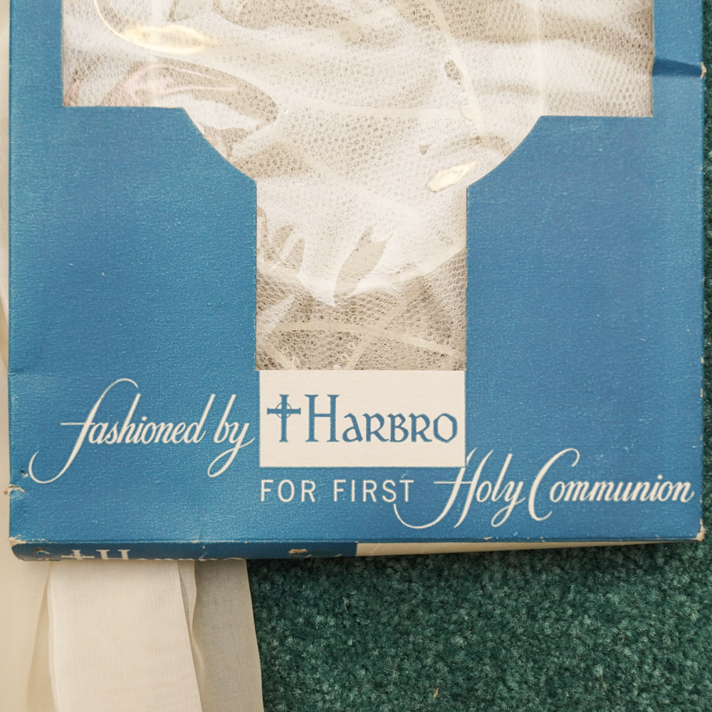 Vintage First Communion Dress and Veil