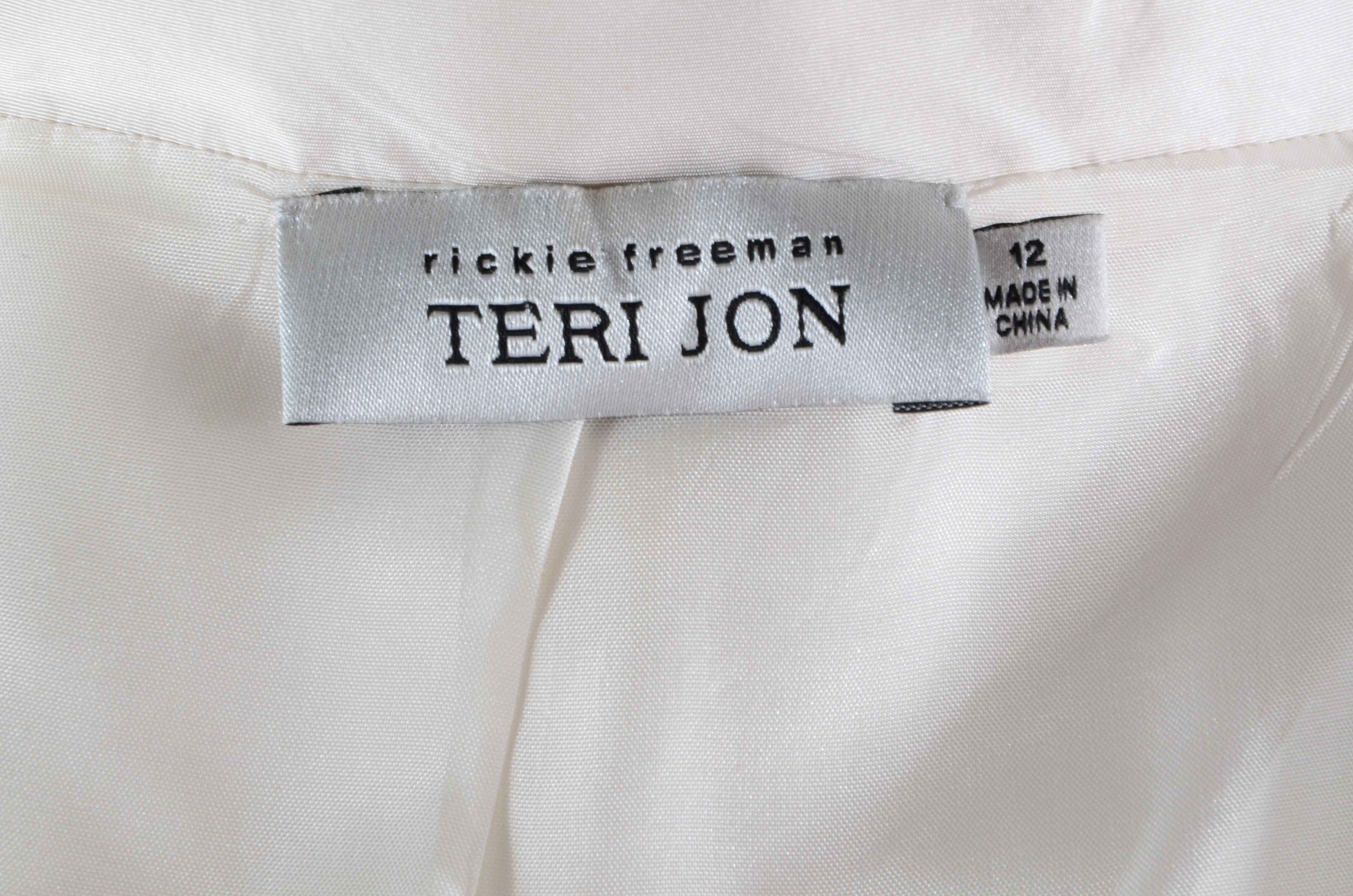 Rickie Freeman for Teri Jon Women's Silk Evening Jacket