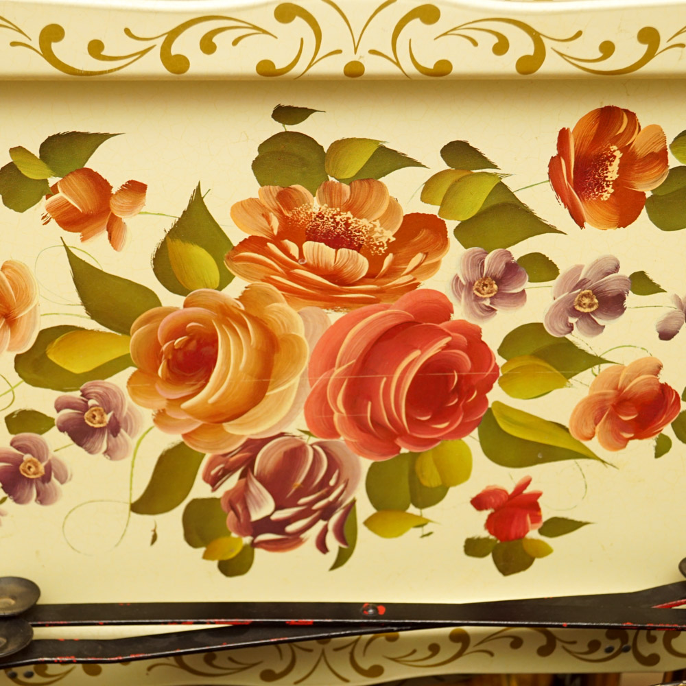 Vintage Metal Tray Tables