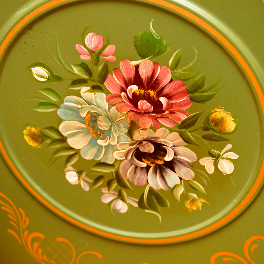 Vintage Metal Tray Tables