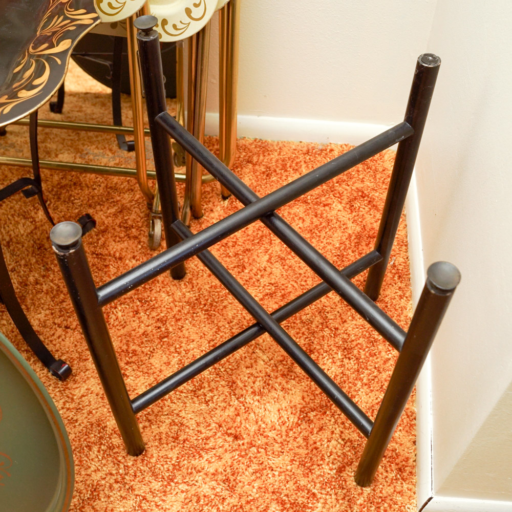 Vintage Metal Tray Tables