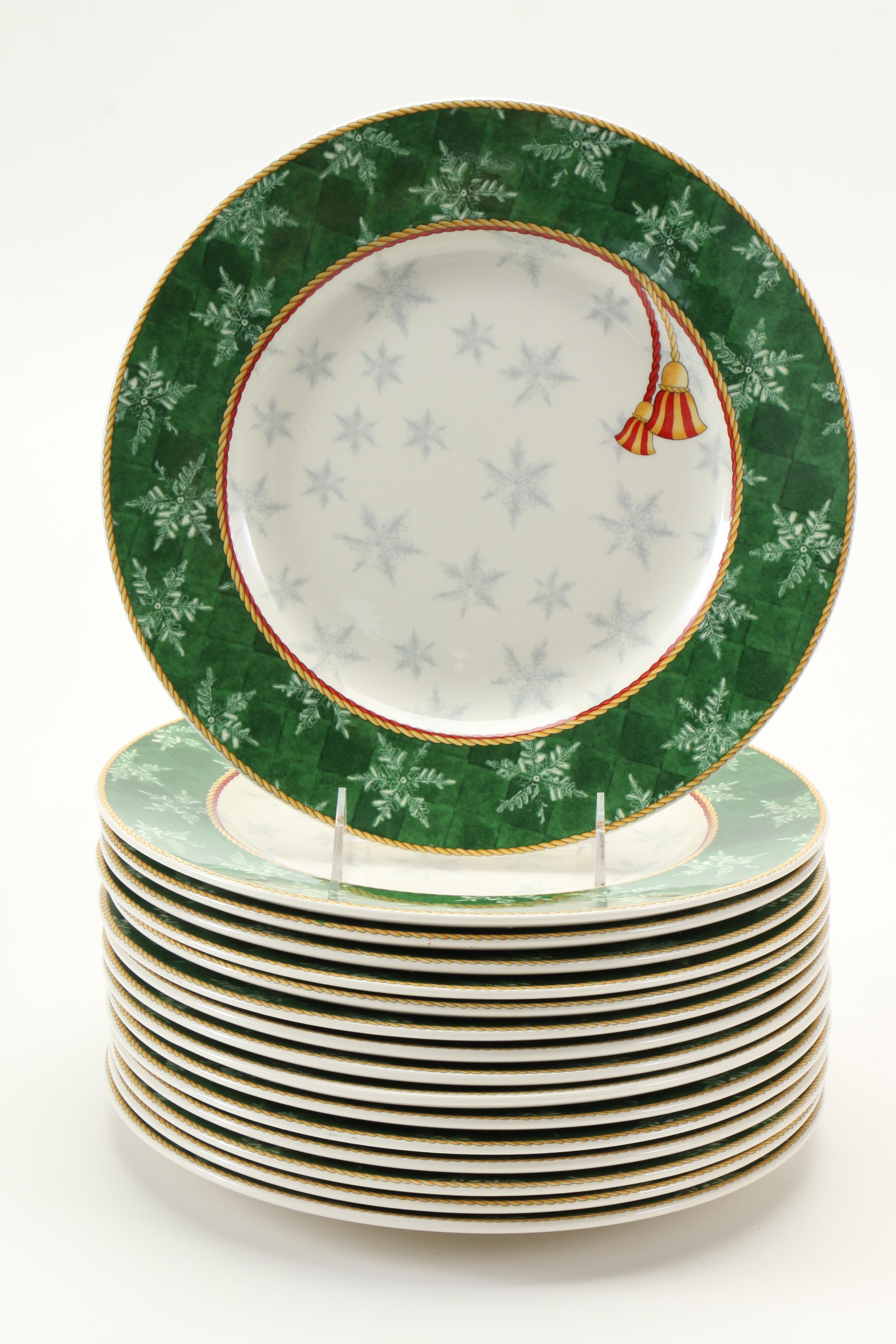 Wedgwood "Winter Festival" Earthenware Dish Set
