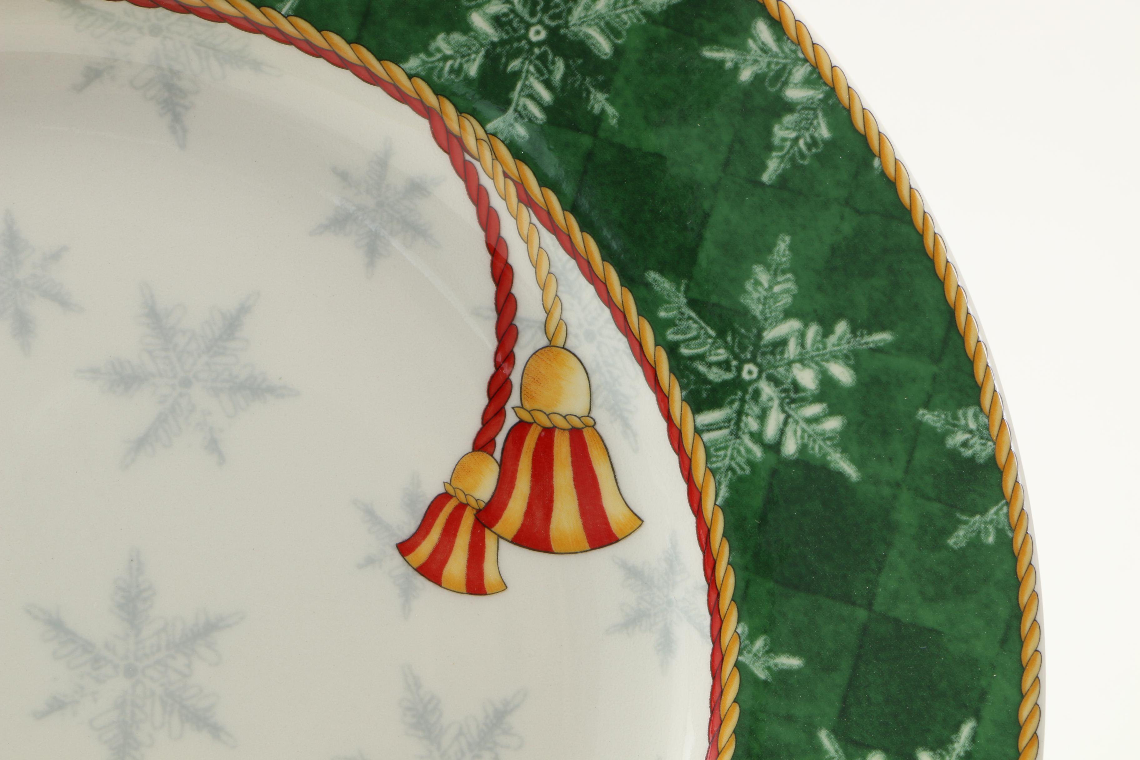 Wedgwood "Winter Festival" Earthenware Dish Set