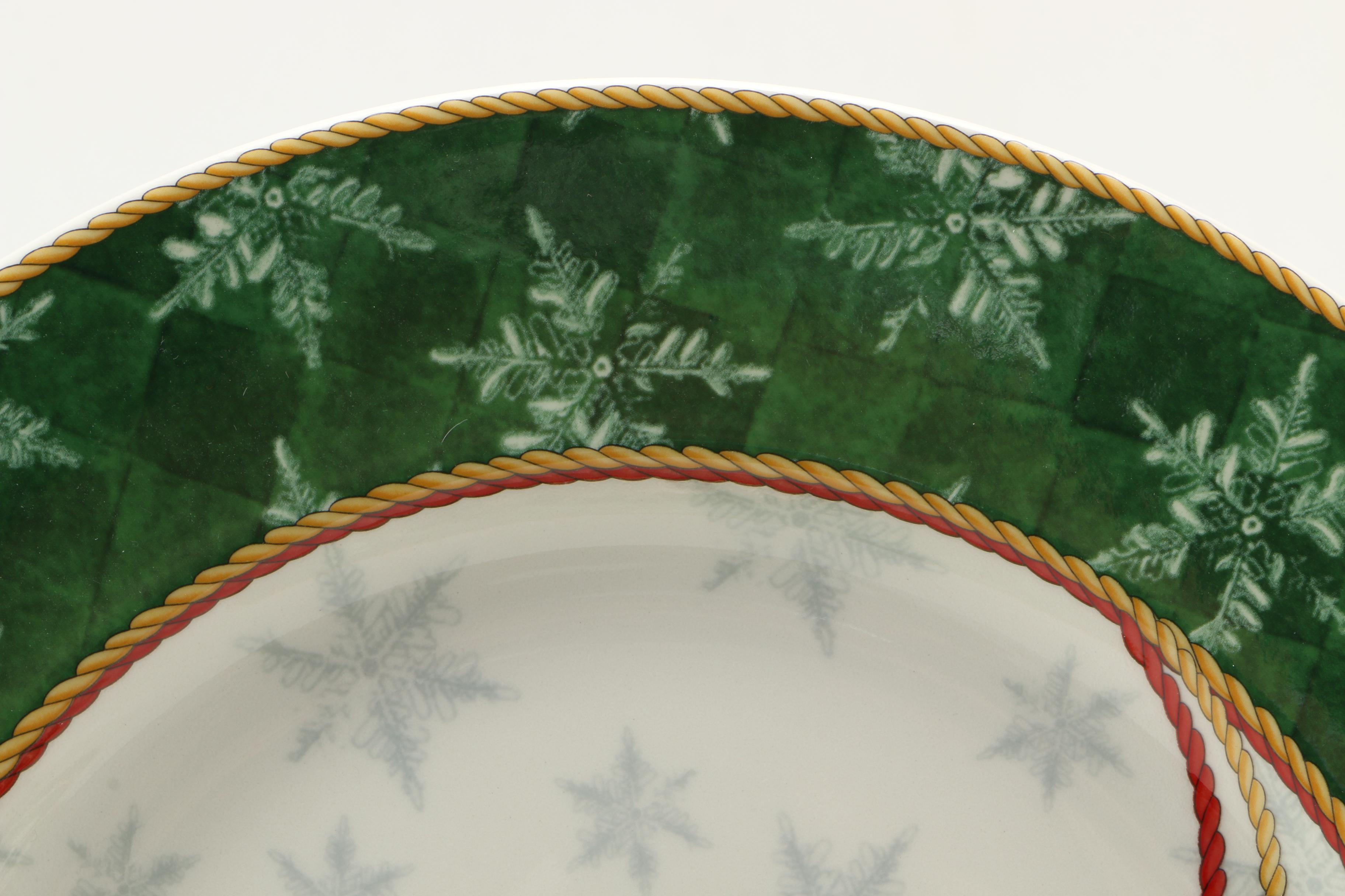 Wedgwood "Winter Festival" Earthenware Dish Set