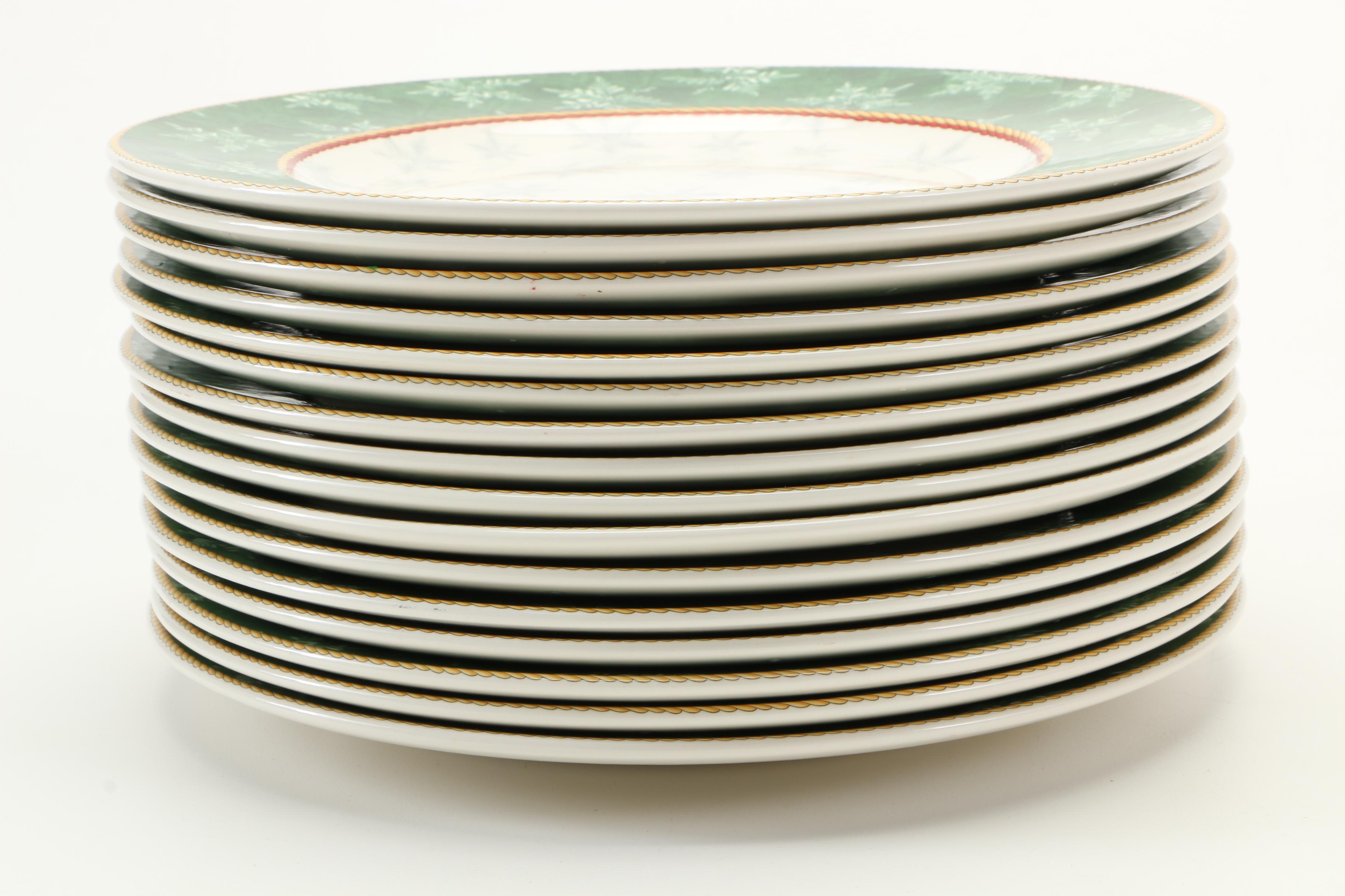 Wedgwood "Winter Festival" Earthenware Dish Set