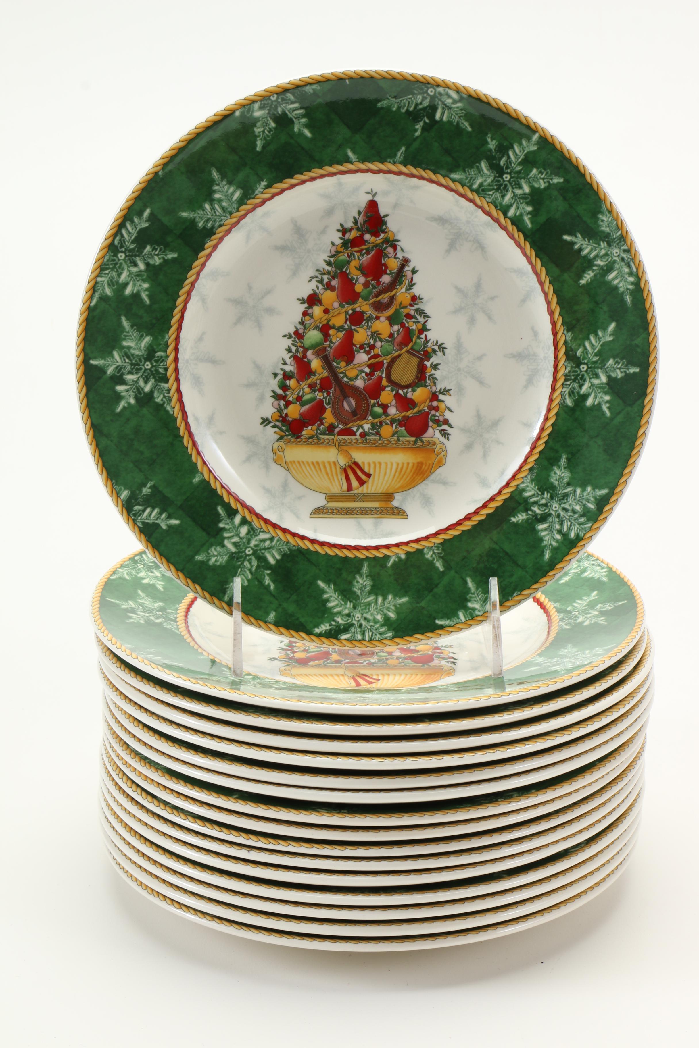 Wedgwood "Winter Festival" Earthenware Dish Set