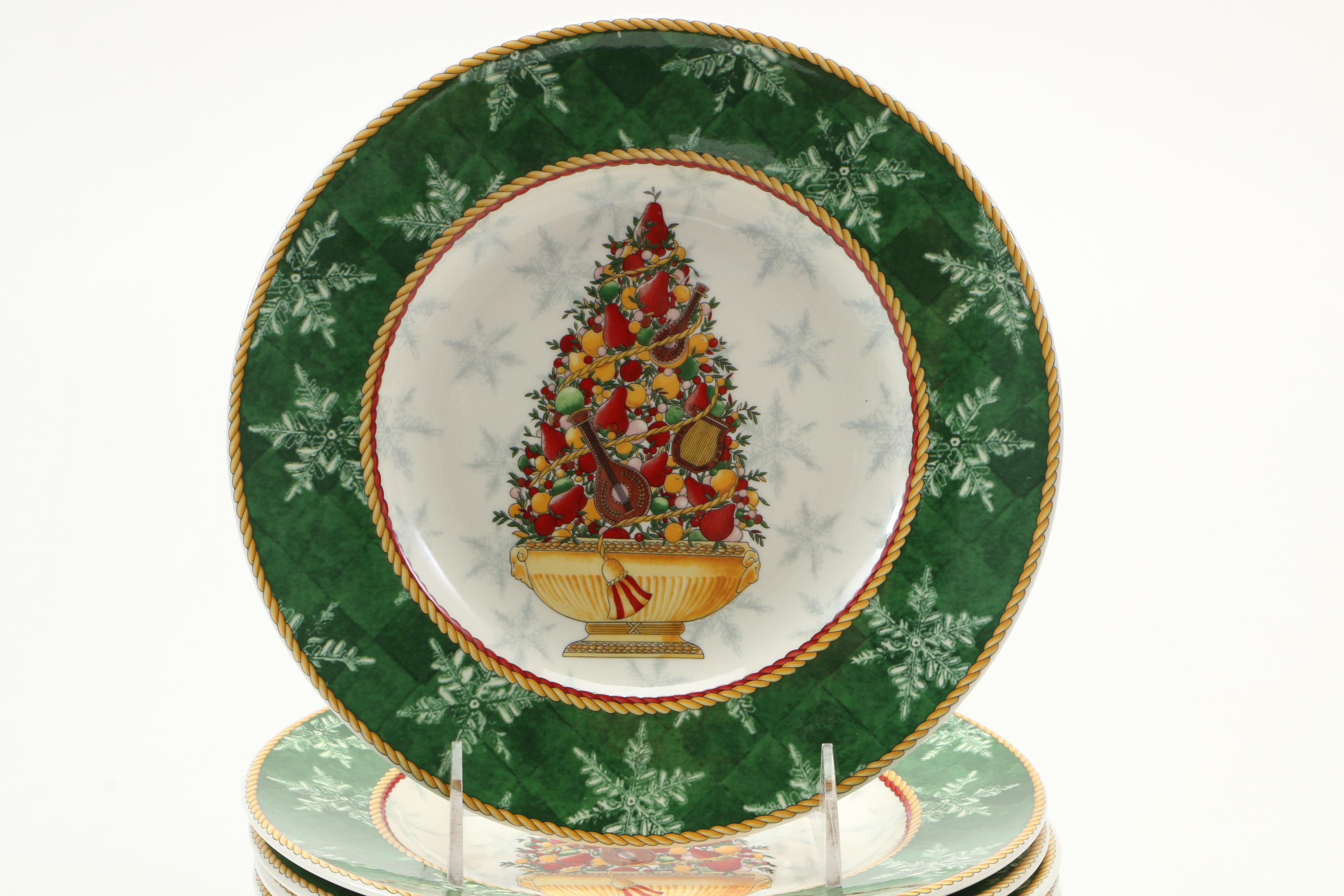 Wedgwood "Winter Festival" Earthenware Dish Set