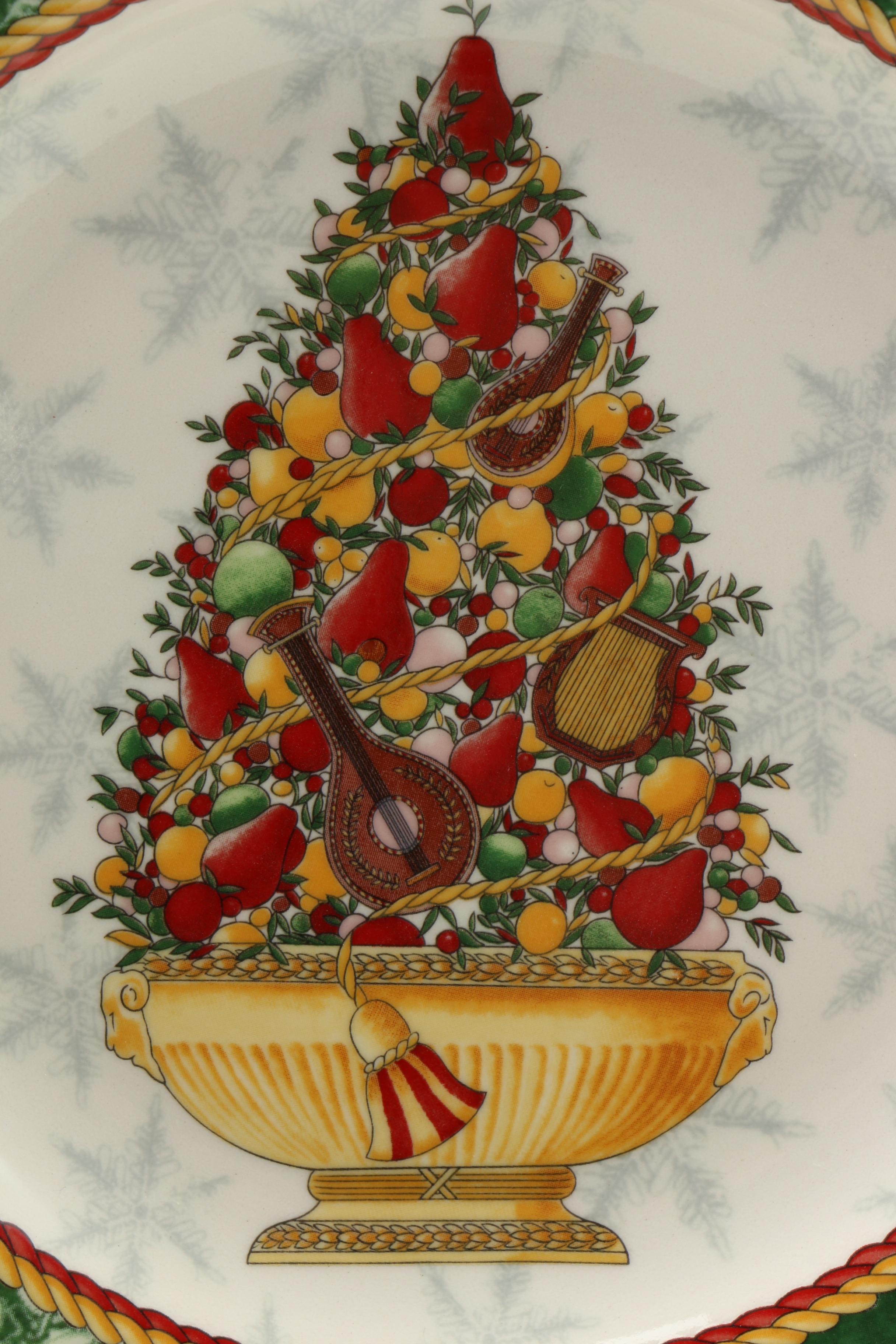 Wedgwood "Winter Festival" Earthenware Dish Set