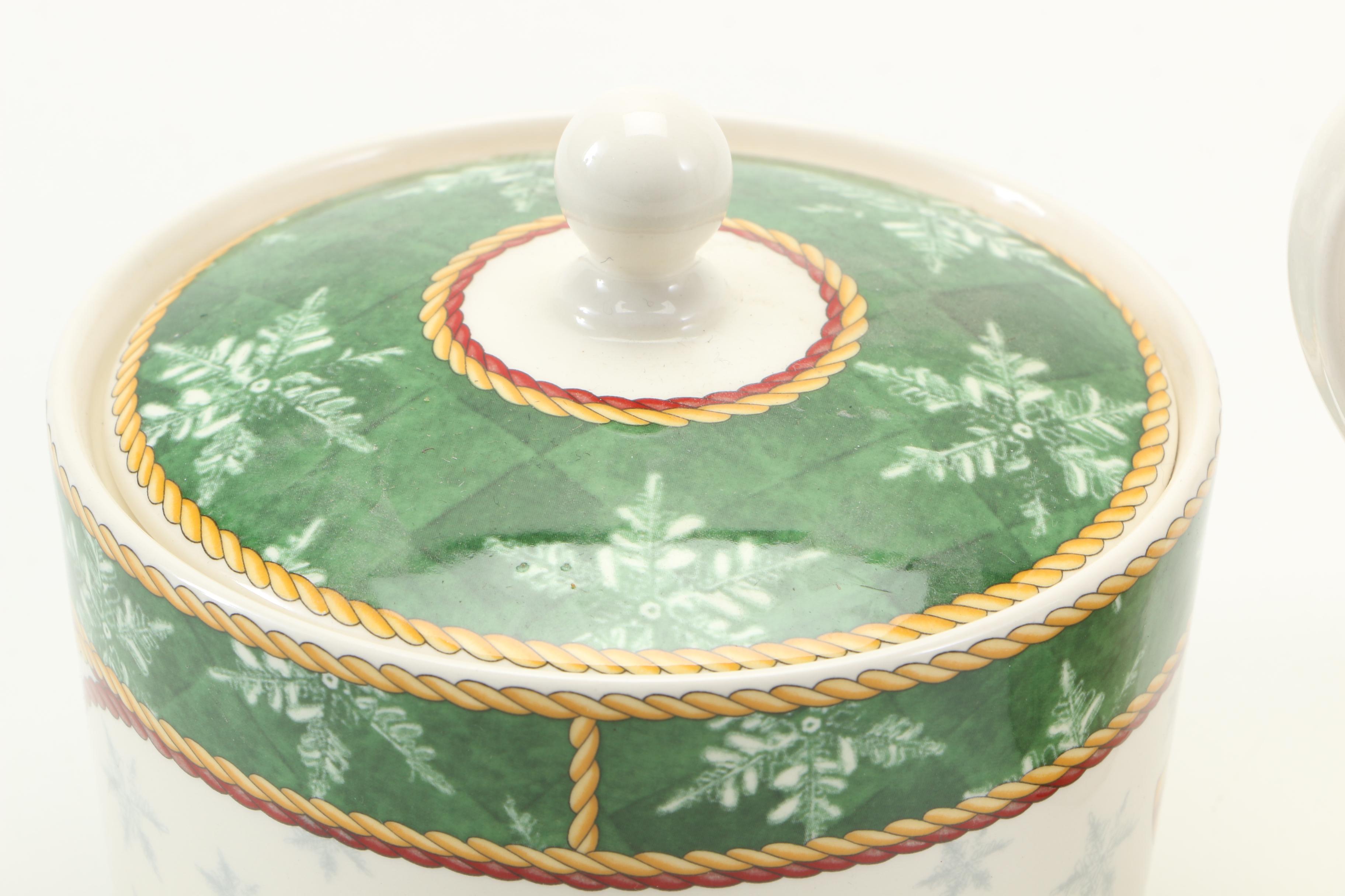 Wedgwood "Winter Festival" Earthenware Dish Set