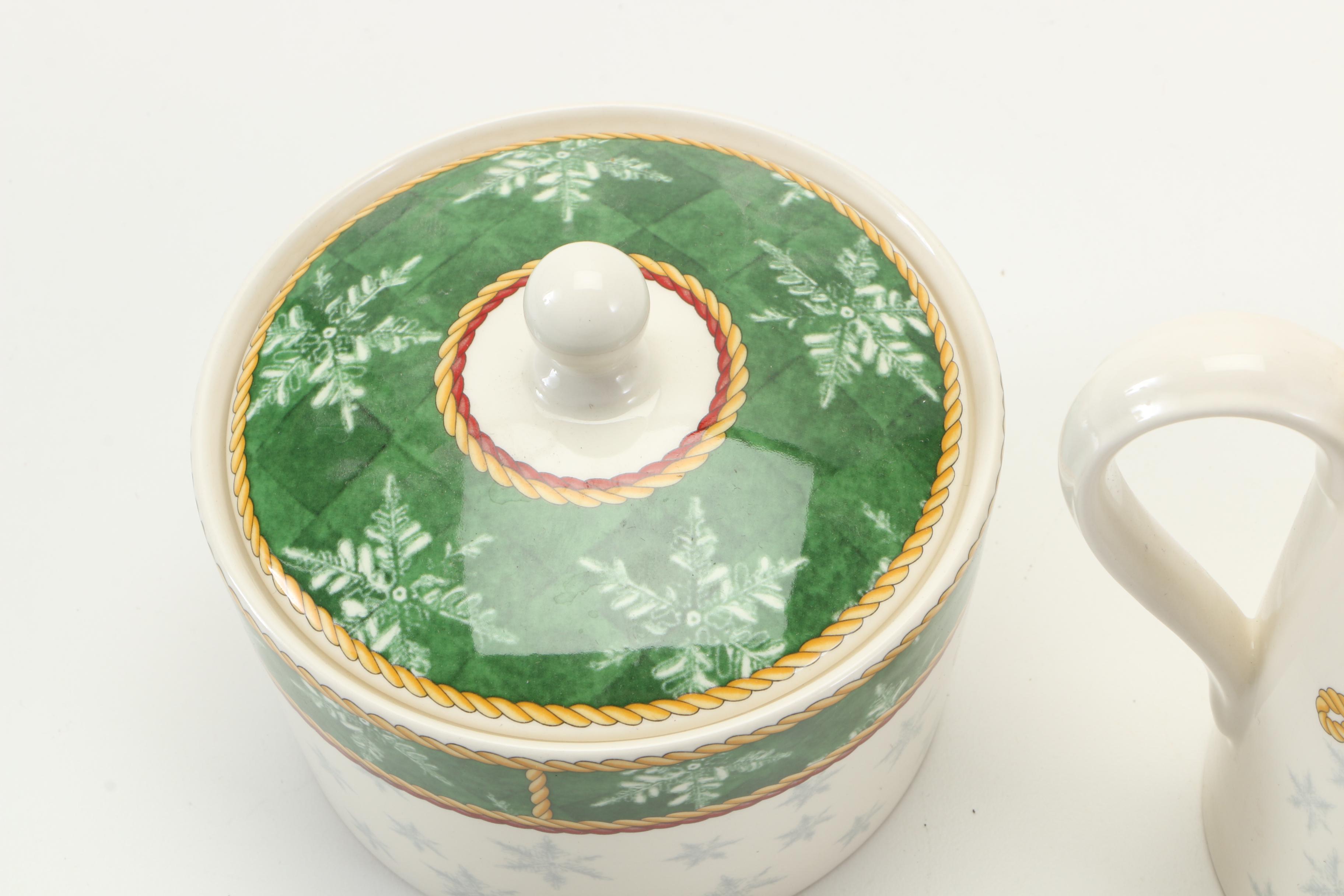 Wedgwood "Winter Festival" Earthenware Dish Set