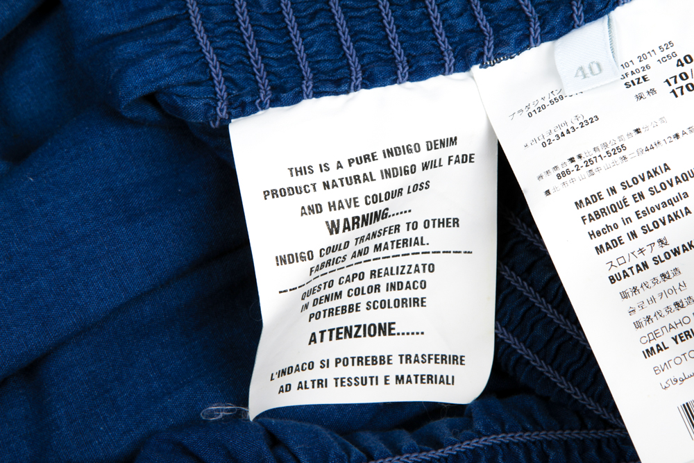 Prada Indigo Denim Smocked Sleeveless Sundress