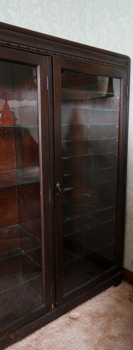 Vintage Glass Front Display Case