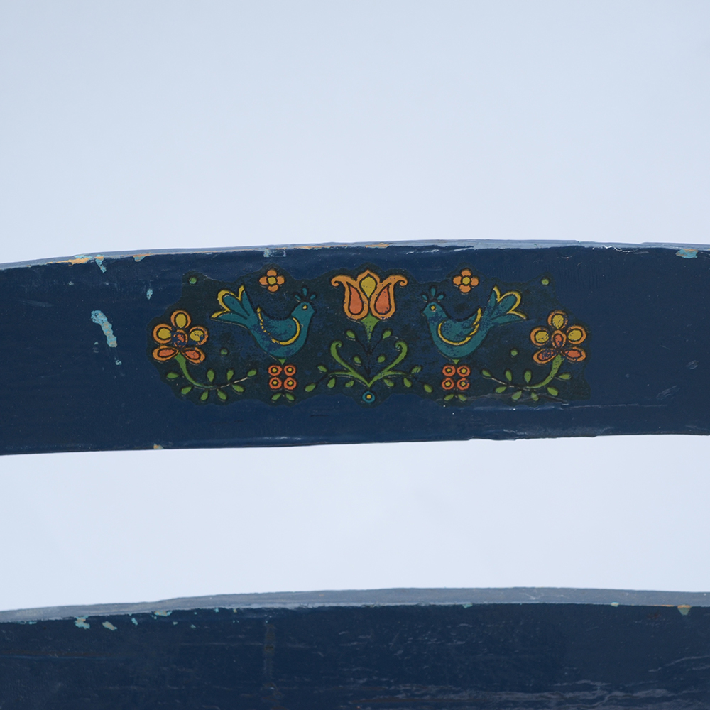 Pair of Rush Seat Side Chairs