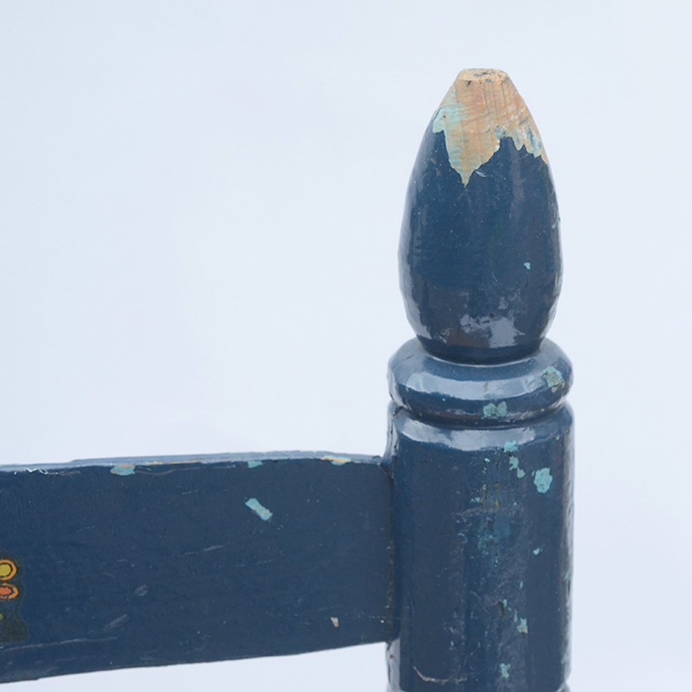 Pair of Rush Seat Side Chairs