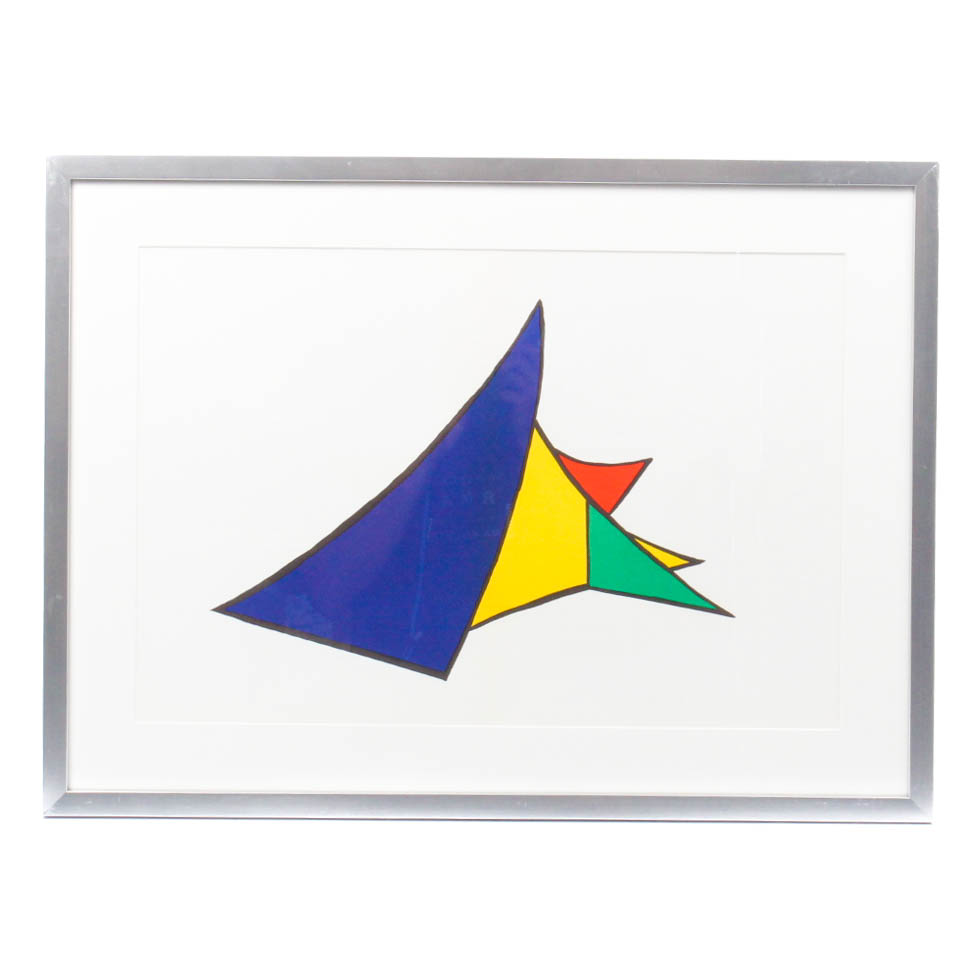 Alexander Calder Lithograph from "Stabiles: Derriere le Miroir 141"
