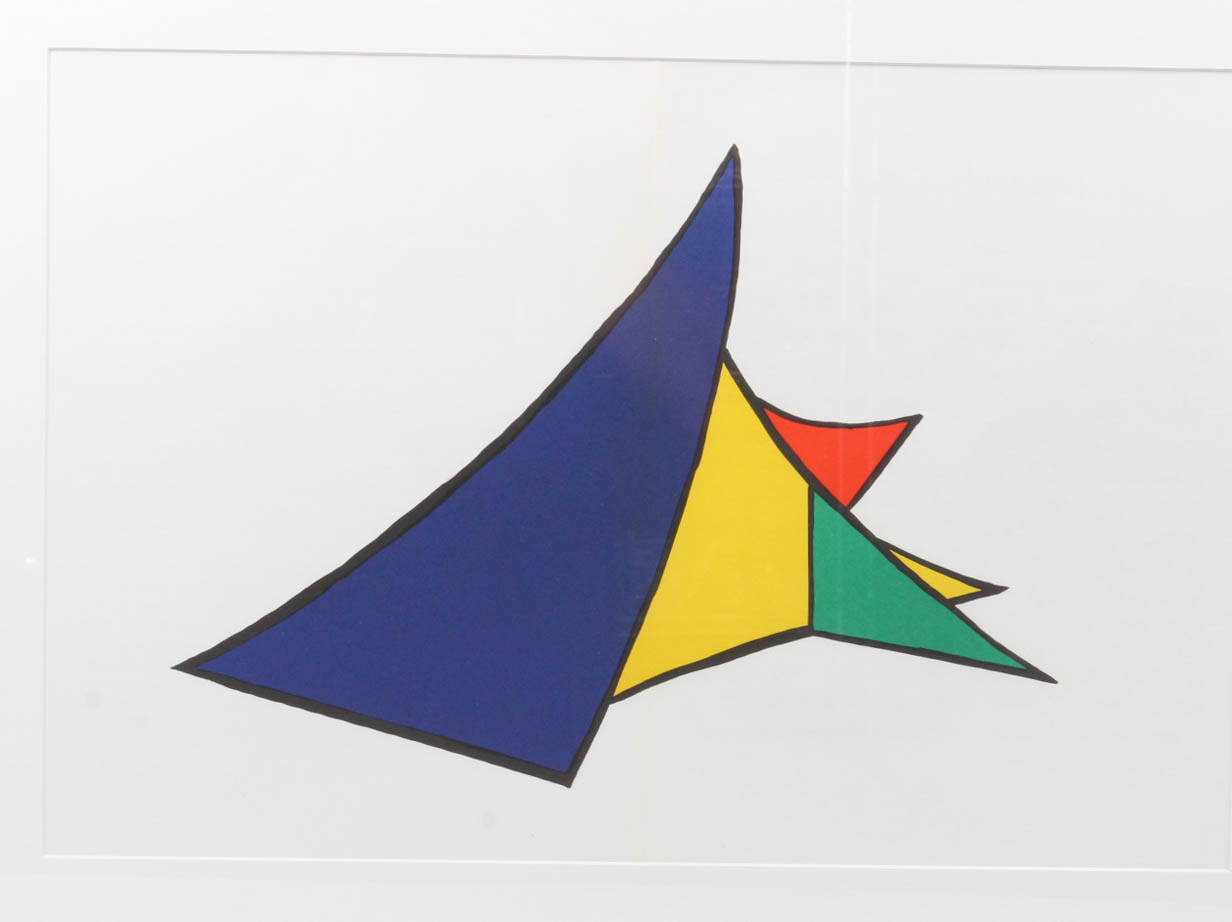 Alexander Calder Lithograph from "Stabiles: Derriere le Miroir 141"