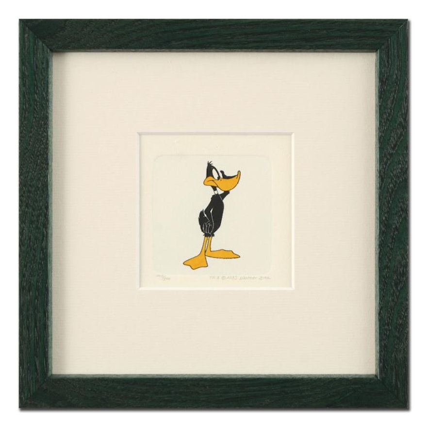 Limited Edition Etching "Daffy Duck (Looking to the Side)"