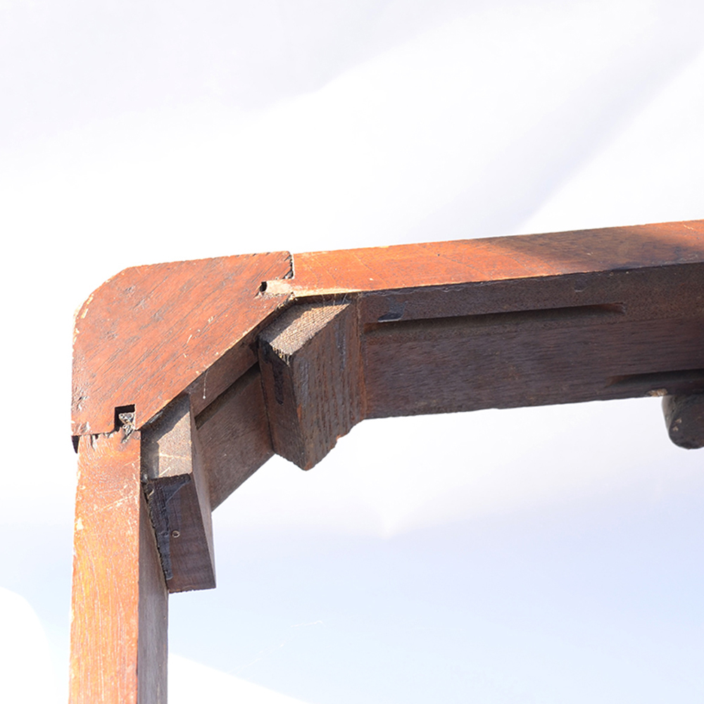 Antique Victorian Eastlake Parlor Table With Marble Top
