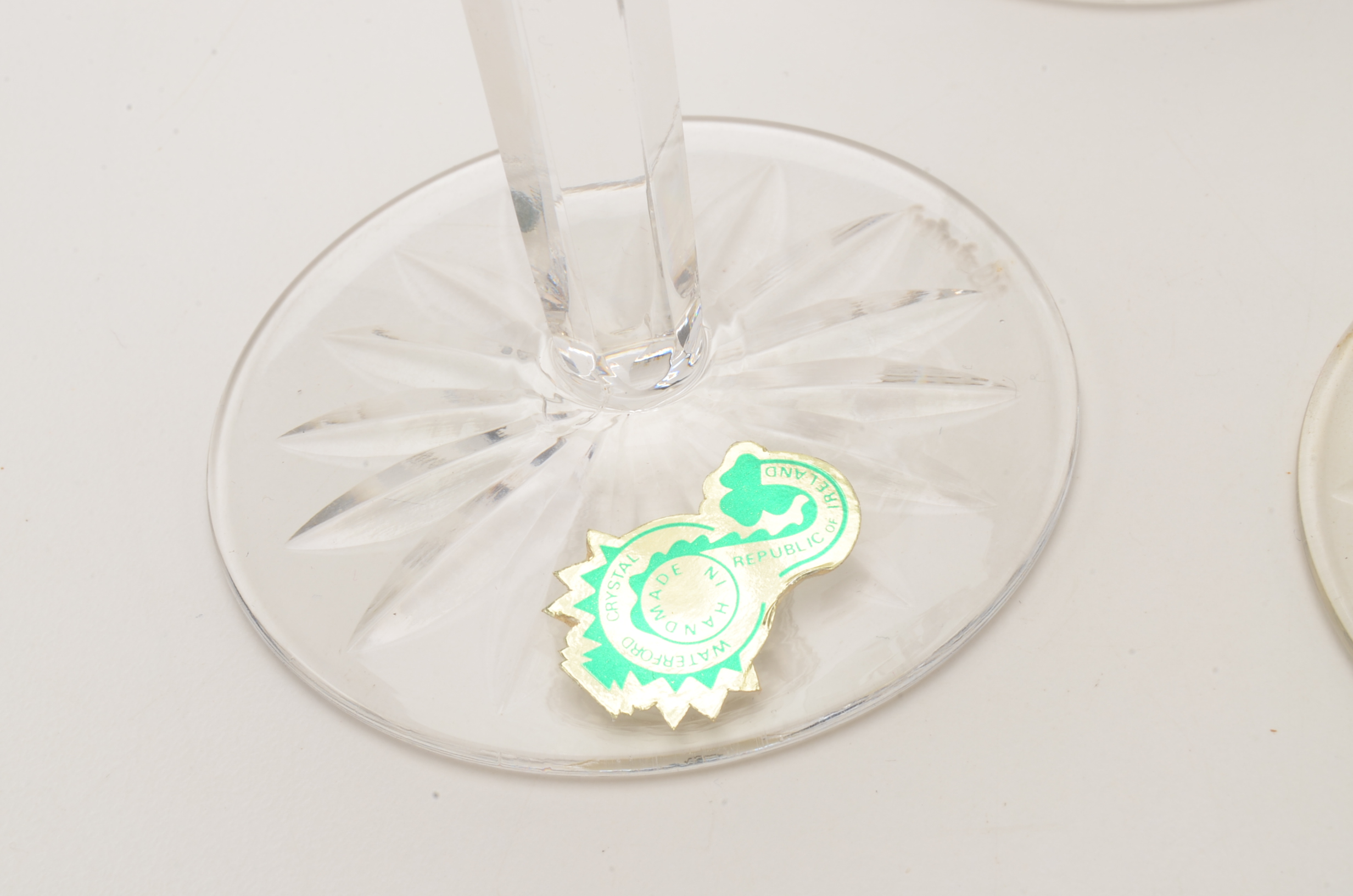 Six Waterford Crystal Claret Glasses in Lismore Pattern