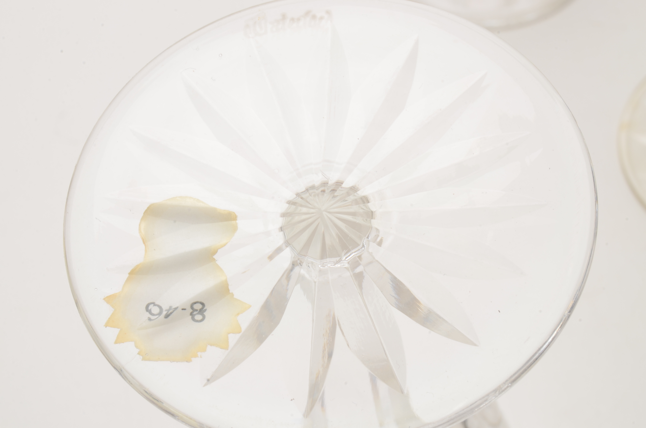 Six Waterford Crystal Claret Glasses in Lismore Pattern