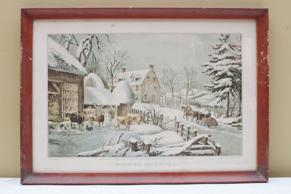 Offset Lithographs After Currier and Ives