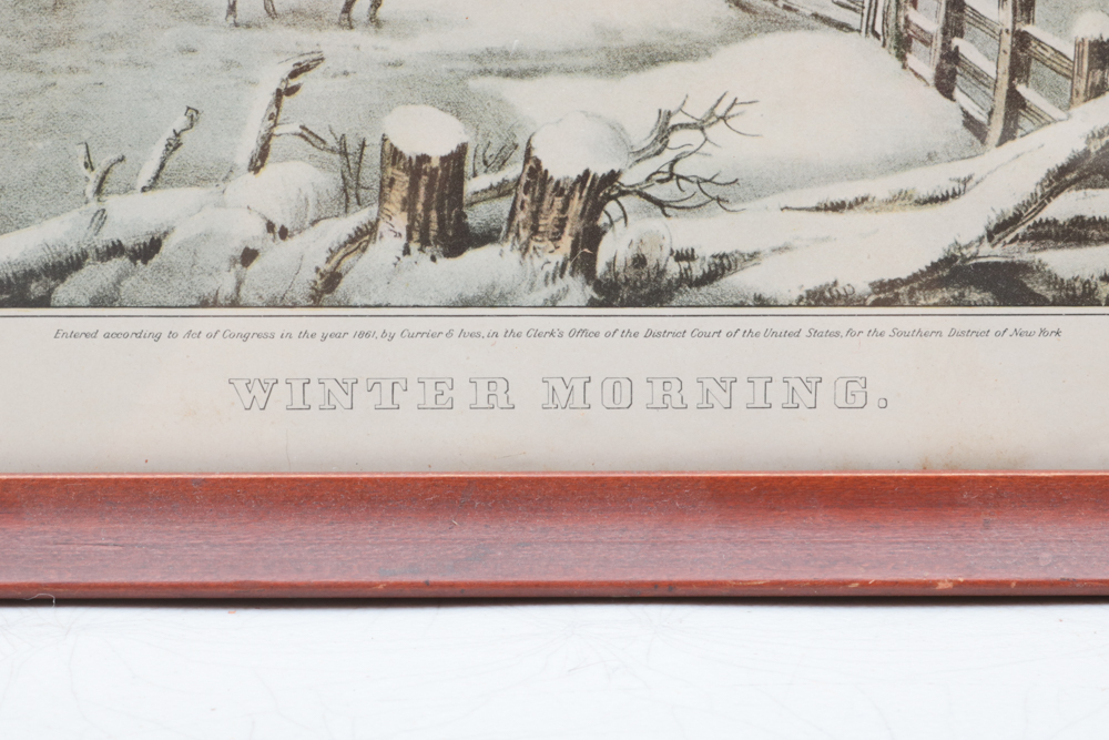 Offset Lithographs After Currier and Ives