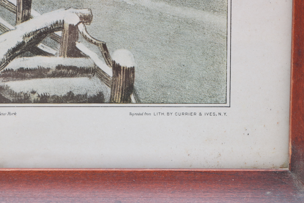 Offset Lithographs After Currier and Ives