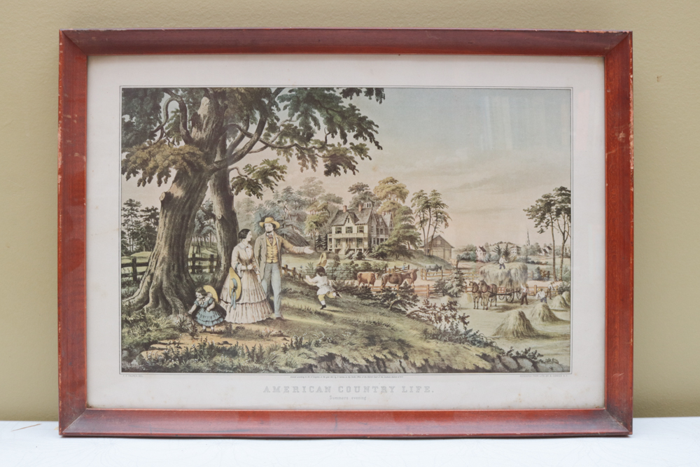 Offset Lithographs After Currier and Ives