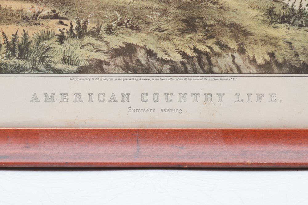 Offset Lithographs After Currier and Ives