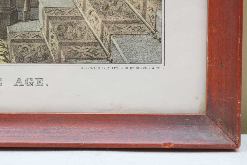 Offset Lithographs After Currier and Ives