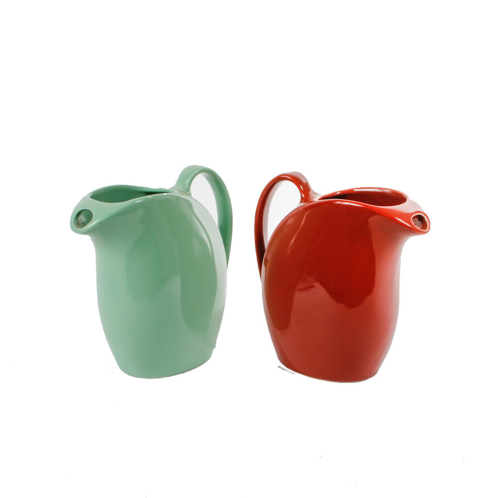 Pair of Vintage Pottery Pitchers Including Hall