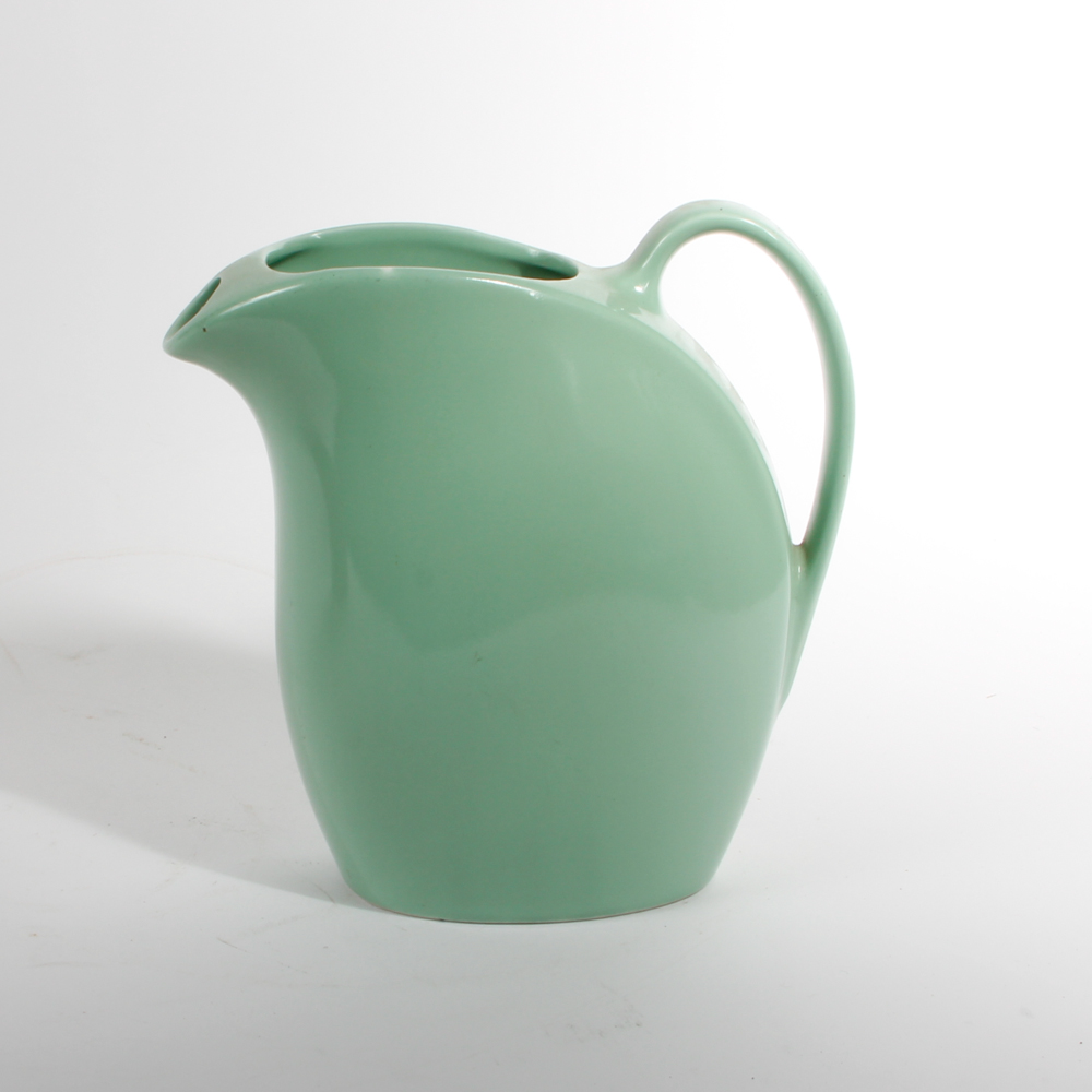 Pair of Vintage Pottery Pitchers Including Hall