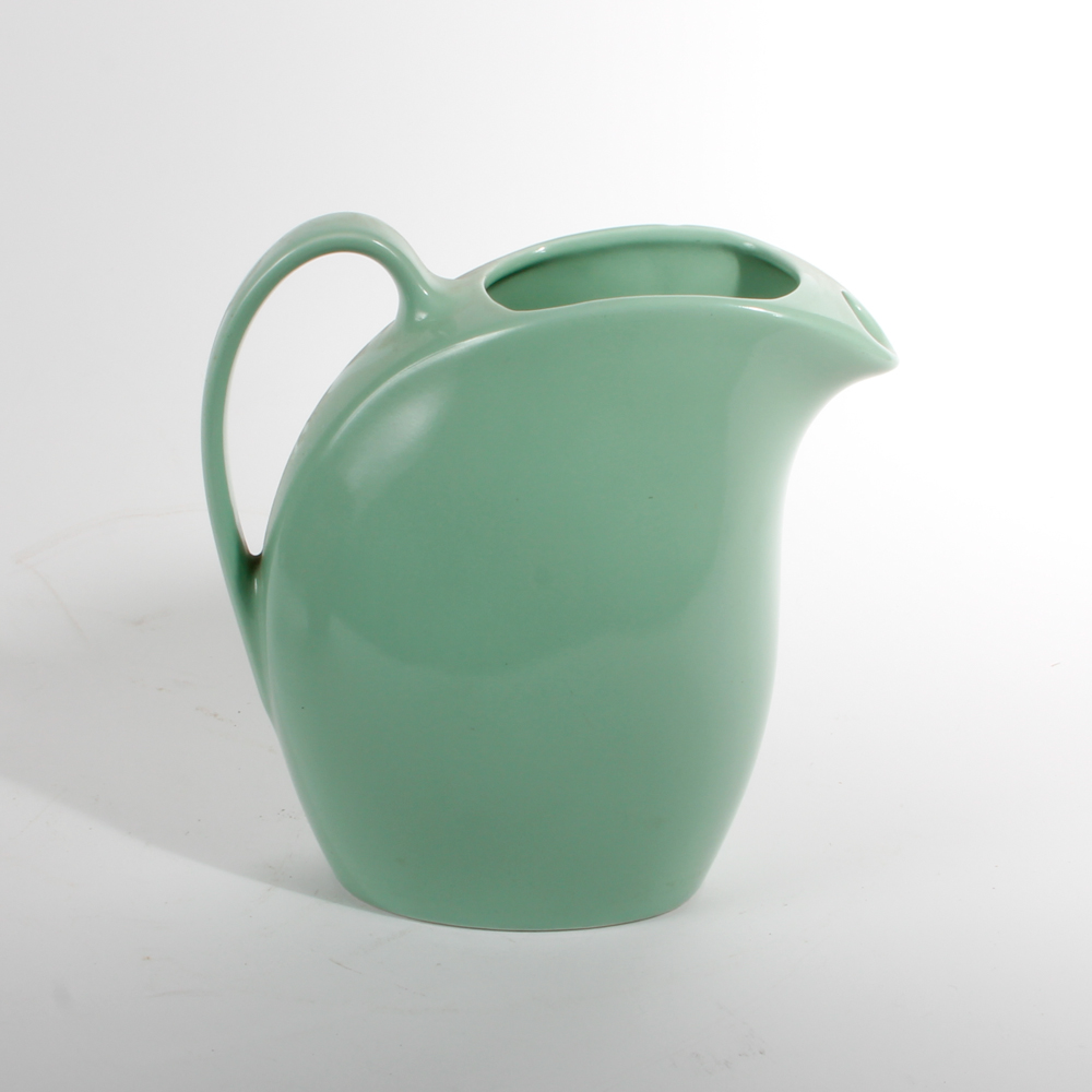 Pair of Vintage Pottery Pitchers Including Hall