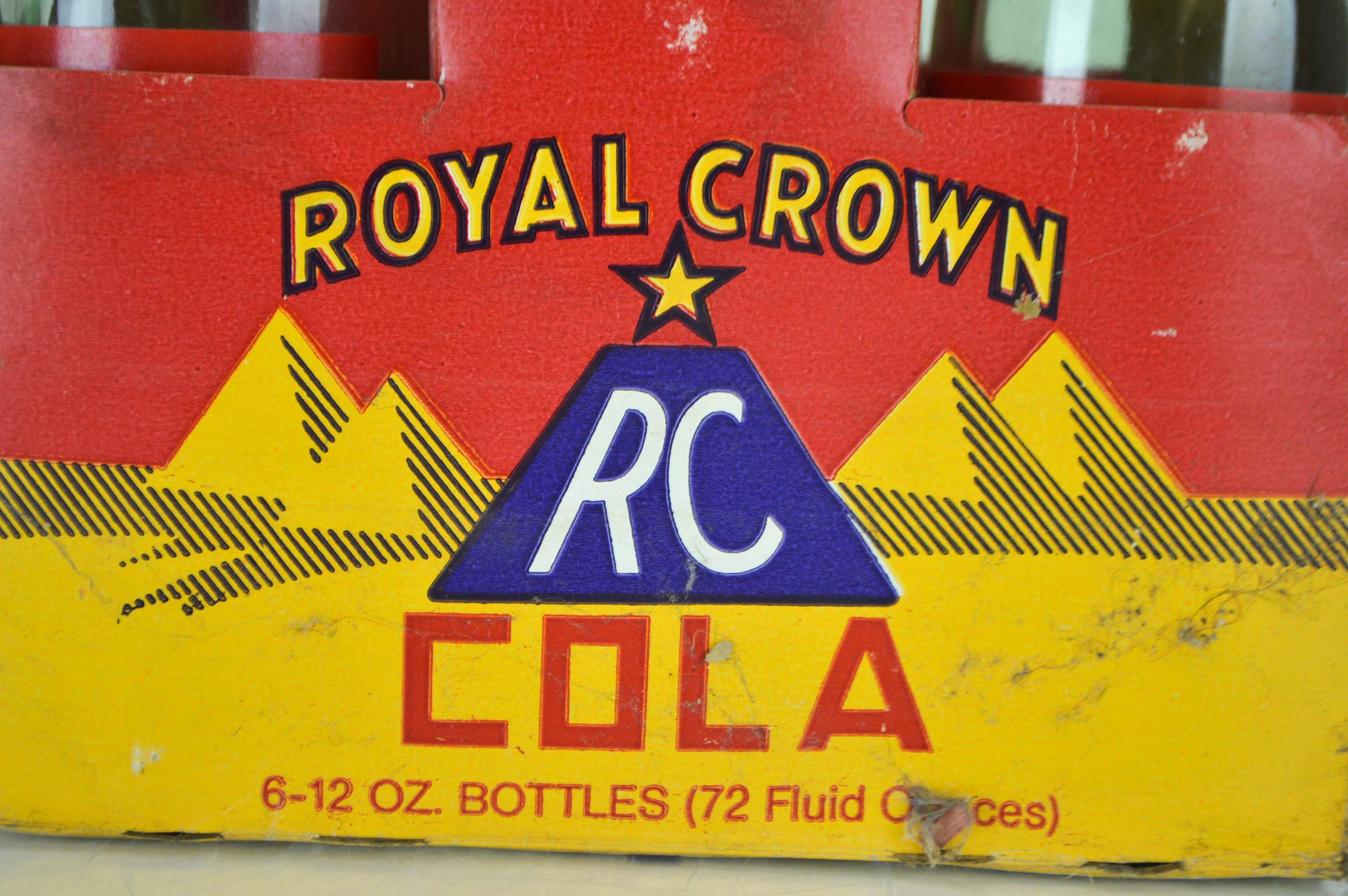 Royal Crown Cola Paper Carrier With Bottles