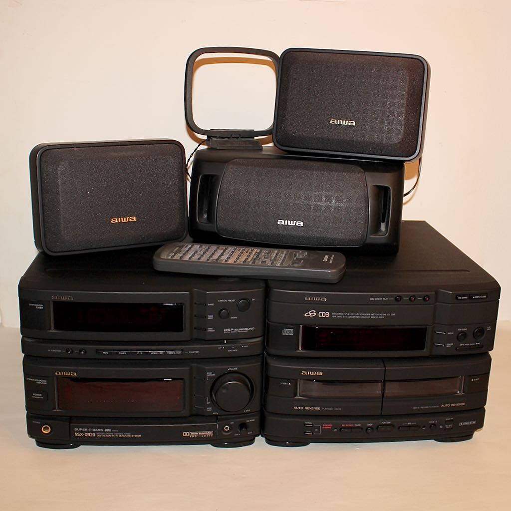 Aiwa NSX-D939 Digital Mini HI-Fi Bookshelf Stereo System