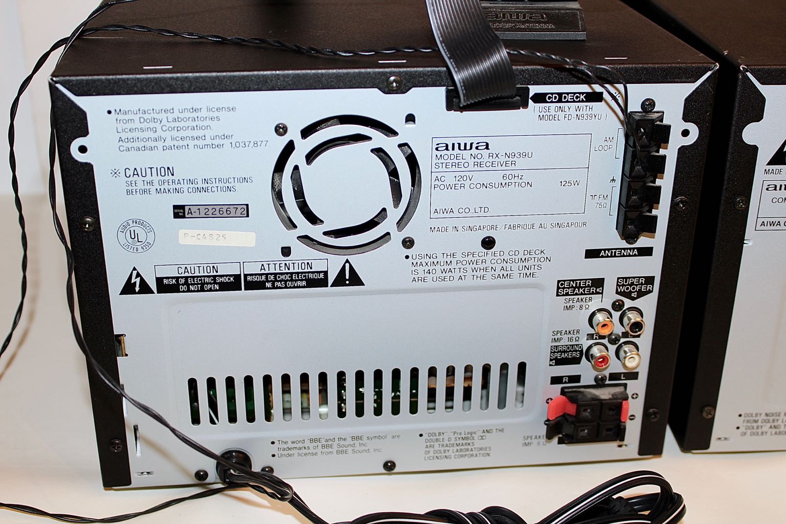 Aiwa NSX-D939 Digital Mini HI-Fi Bookshelf Stereo System