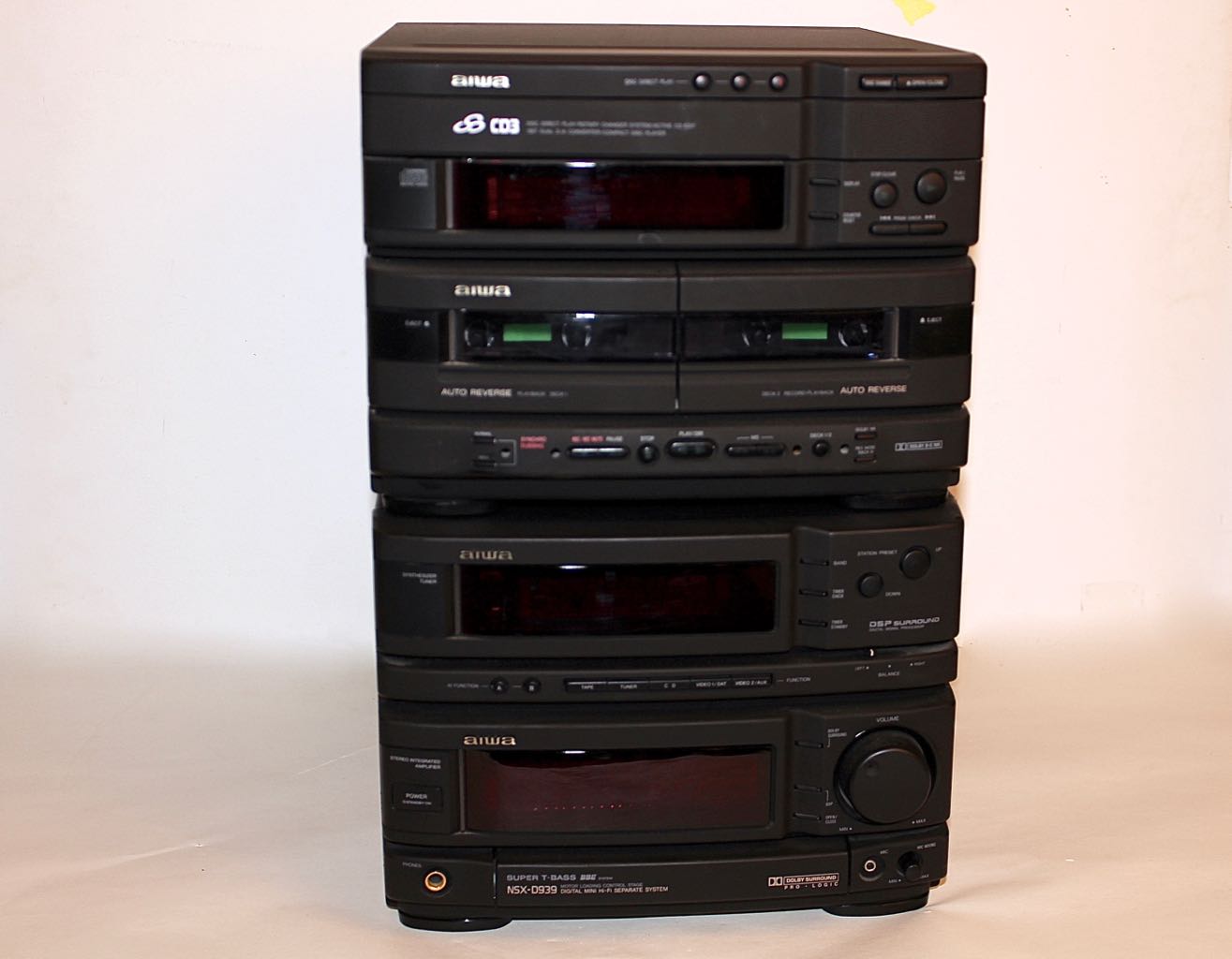 Aiwa NSX-D939 Digital Mini HI-Fi Bookshelf Stereo System