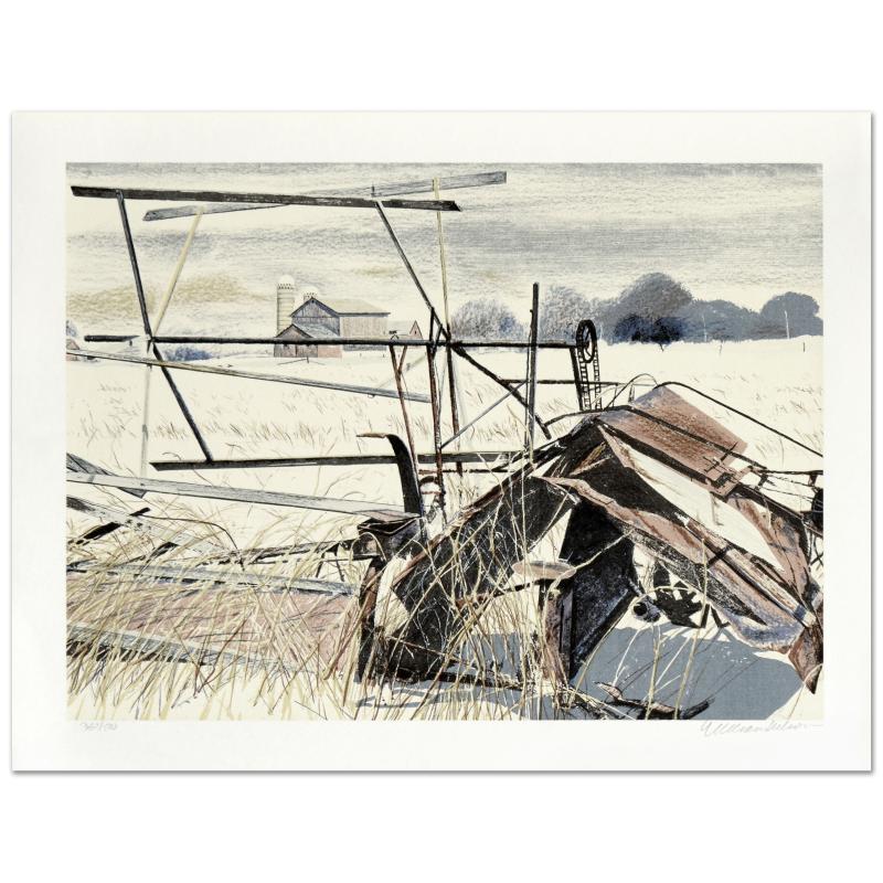 William Nelson Limited Edition Serigraph "No More Harvest to Reap"