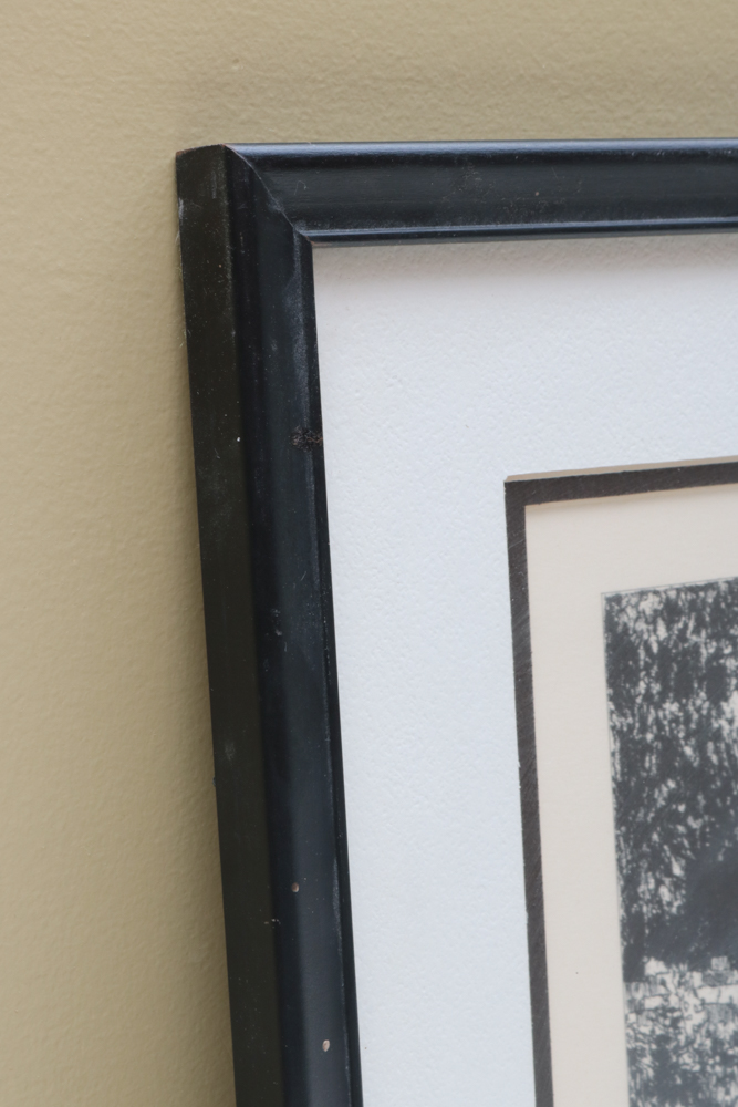 After Paul Sawyier Offset Lithograph "Covered Bridge"