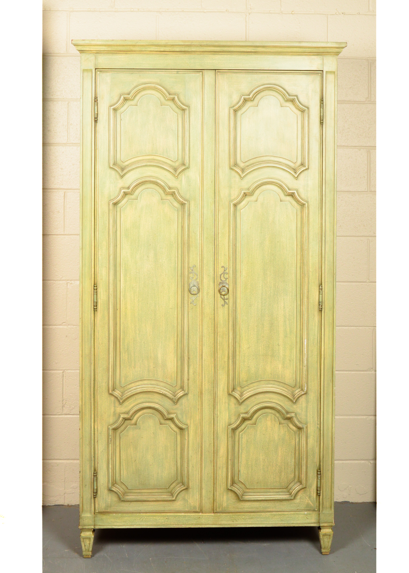 Pale Green Armoire Cabinet by Grand Rapids Chair Company