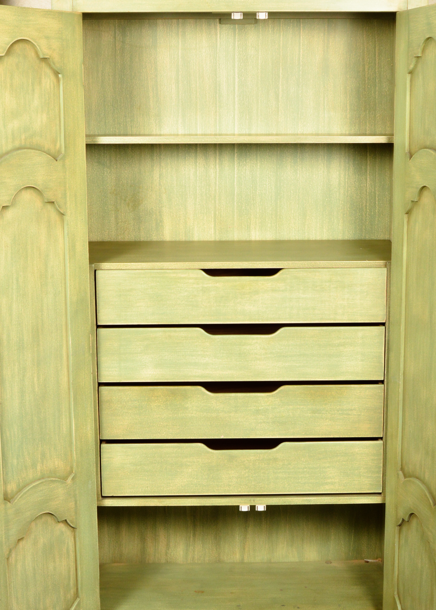 Pale Green Armoire Cabinet by Grand Rapids Chair Company