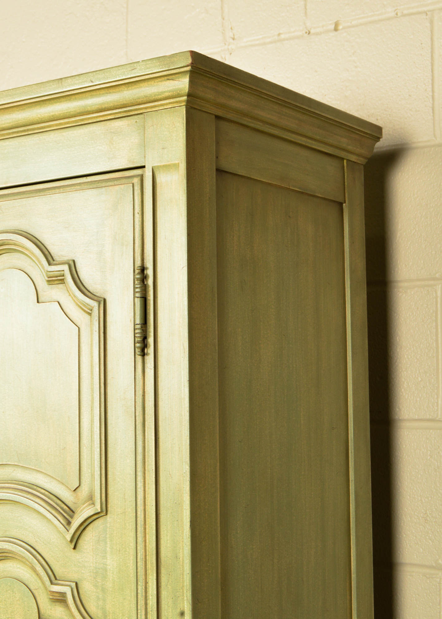 Pale Green Armoire Cabinet by Grand Rapids Chair Company