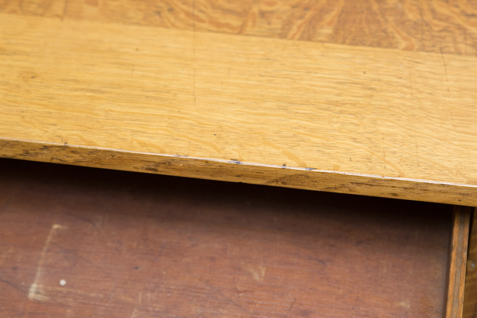 Mission Style Oak Desk With Chair