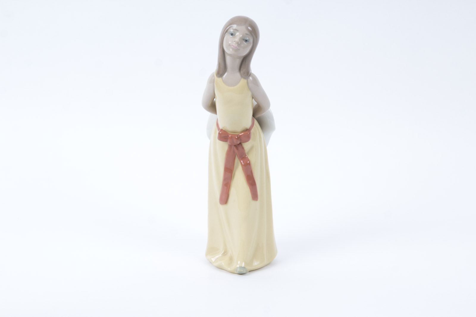 Lladro "Sun Hat Girl; Naughty" Porcelain Figurine