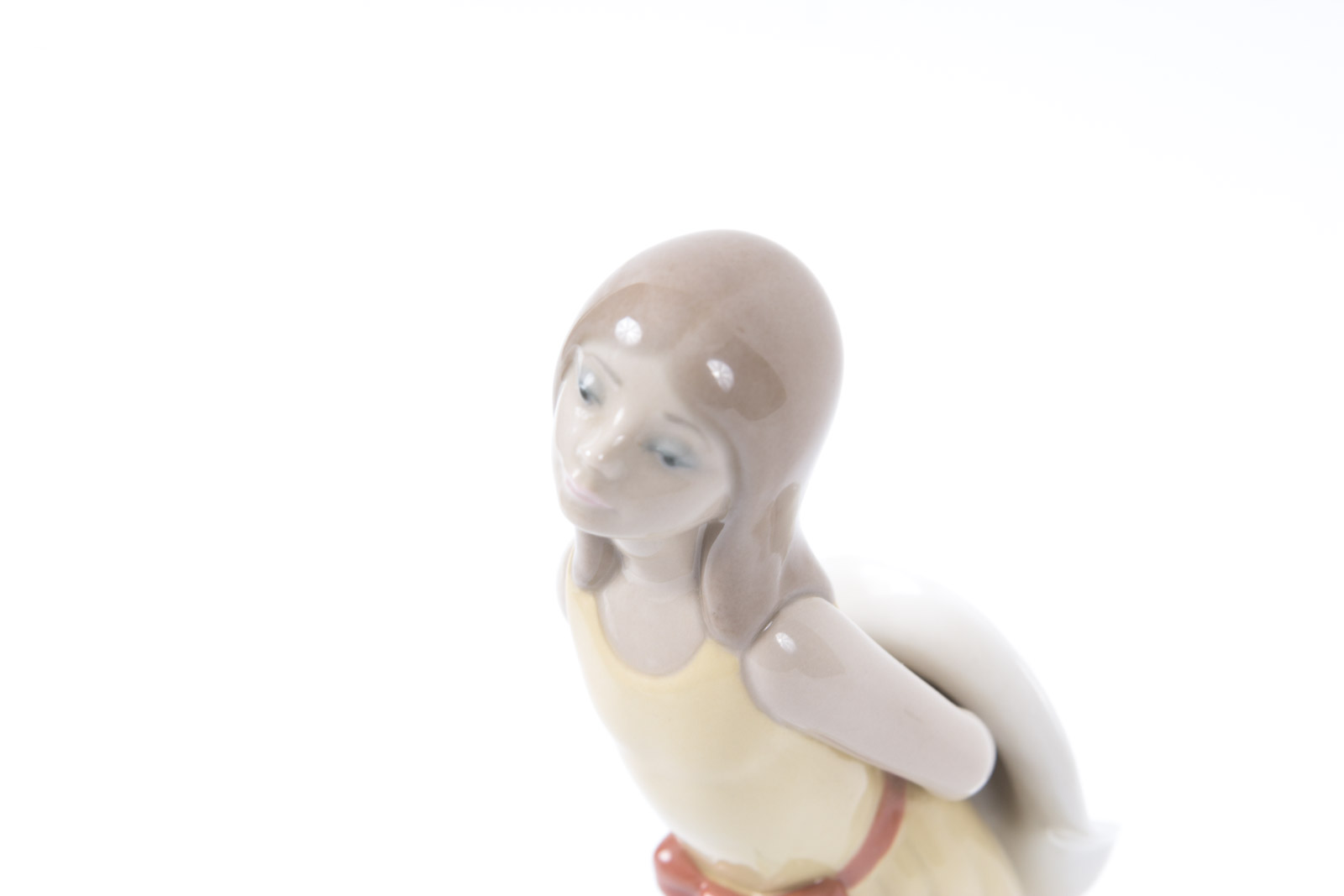 Lladro "Sun Hat Girl; Naughty" Porcelain Figurine