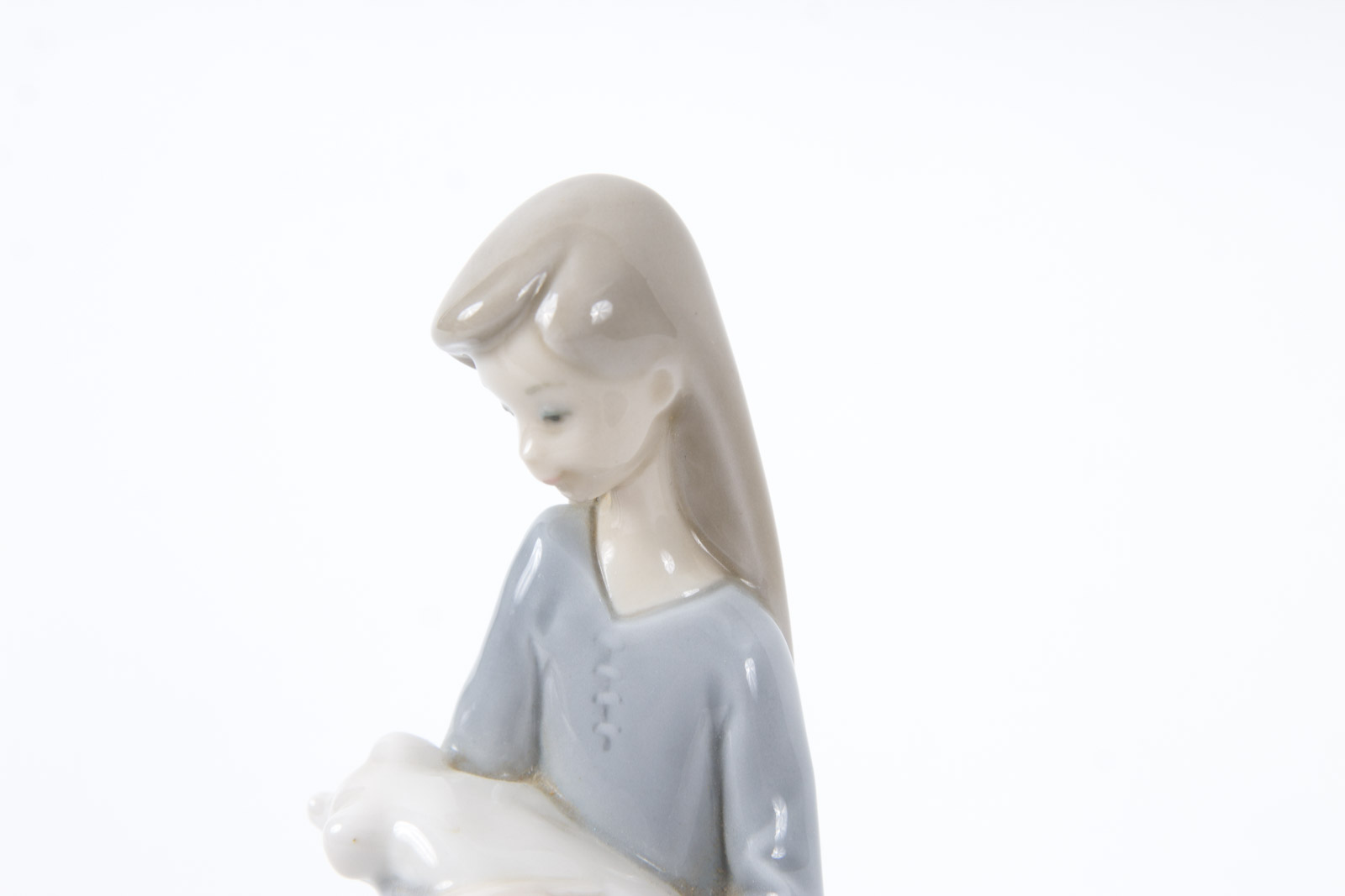 Lladro "Girl with Pig" Porcelain Figurine