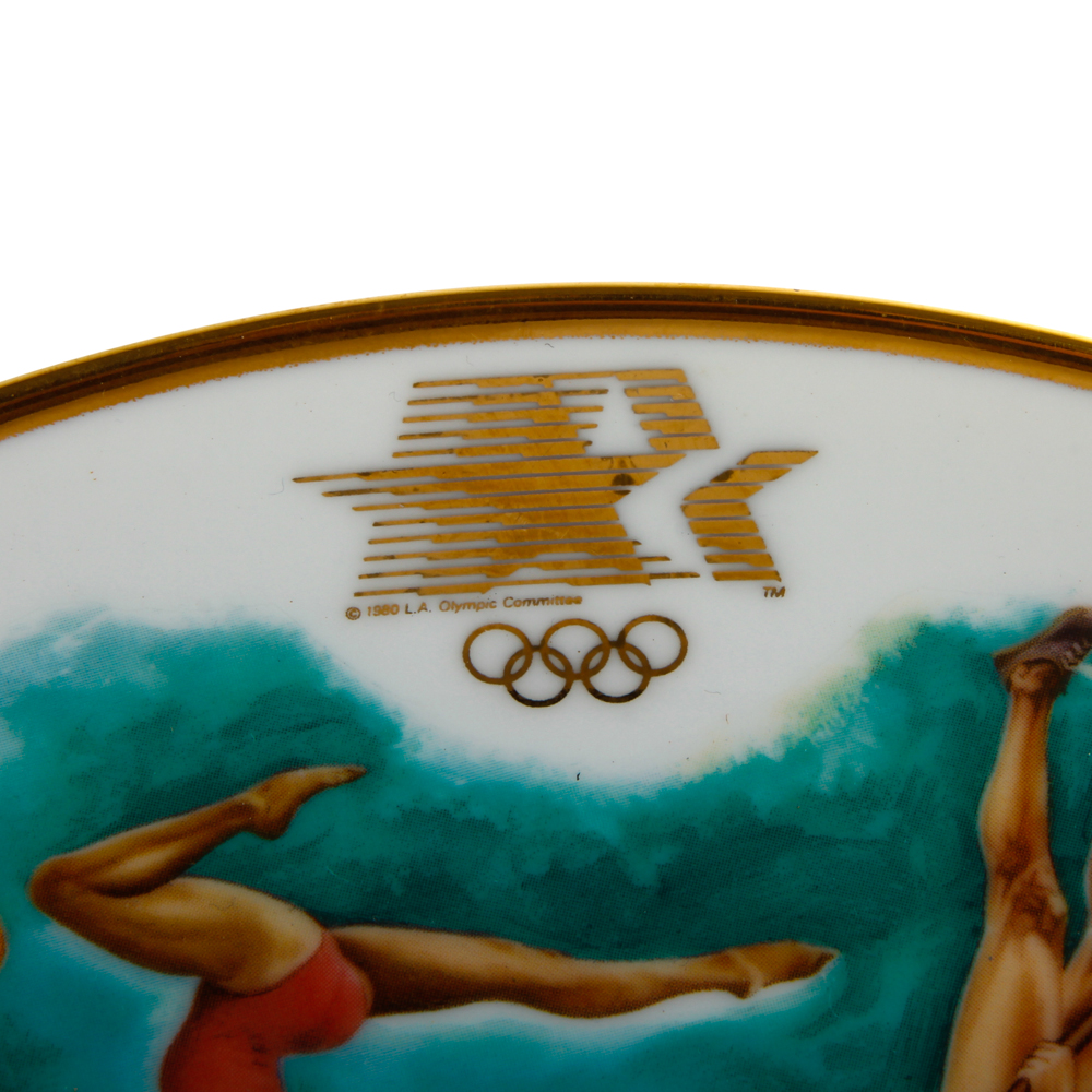 Hackett American 1984 Olympic Games Commemorative Plate