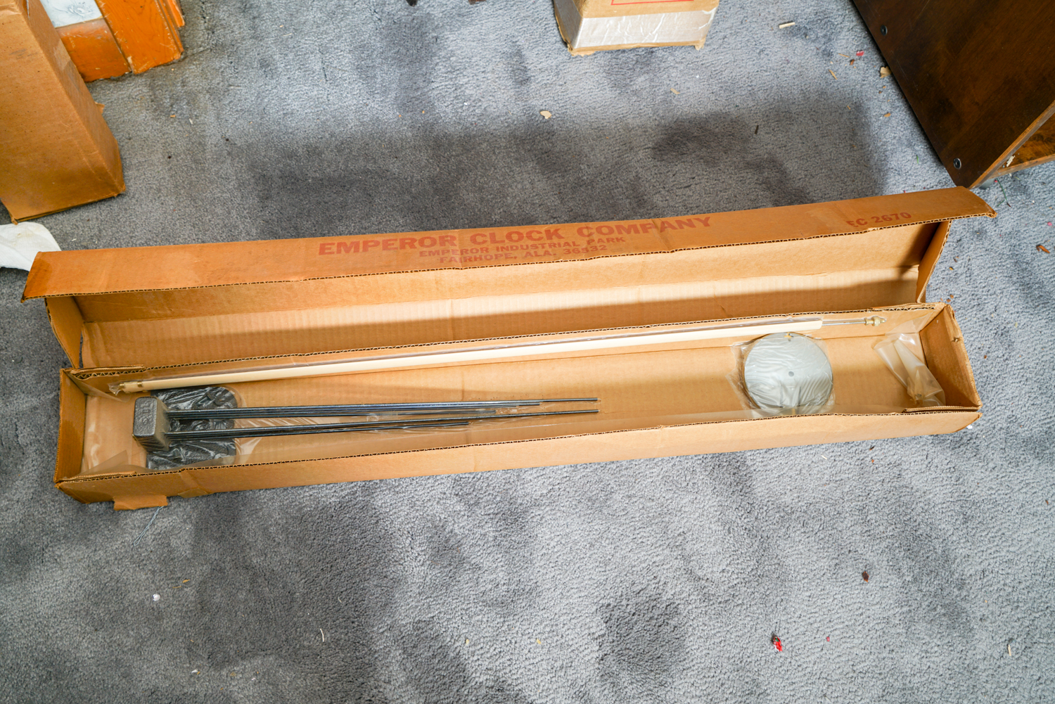 Vintage Emperors Grandfather Clock Kit